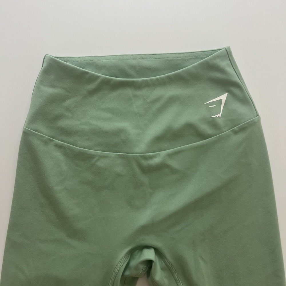 Gymshark Training 7/8 Leggings Women's Small Alpine Green High Rise Workout